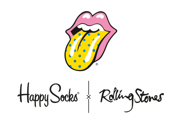 HAPPY SOCKS × The Rolling Stones ハッピーソックス、ローリング 