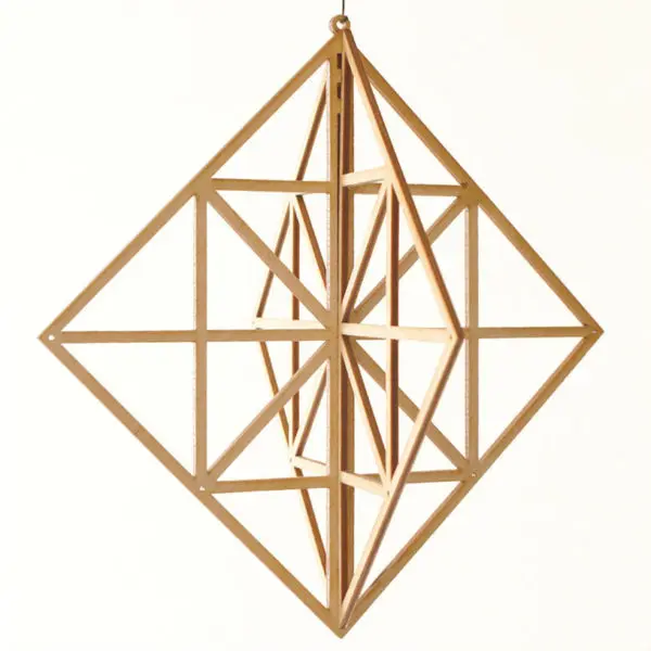 kito09 木製オーナメント スクエアL