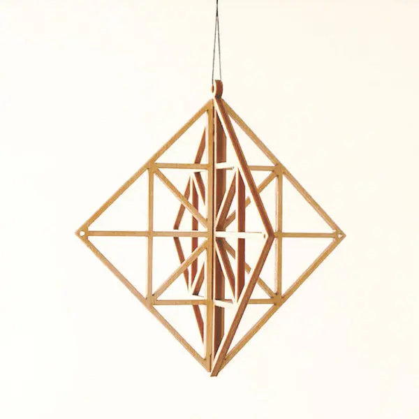 kito10 木製オーナメント スクエアS