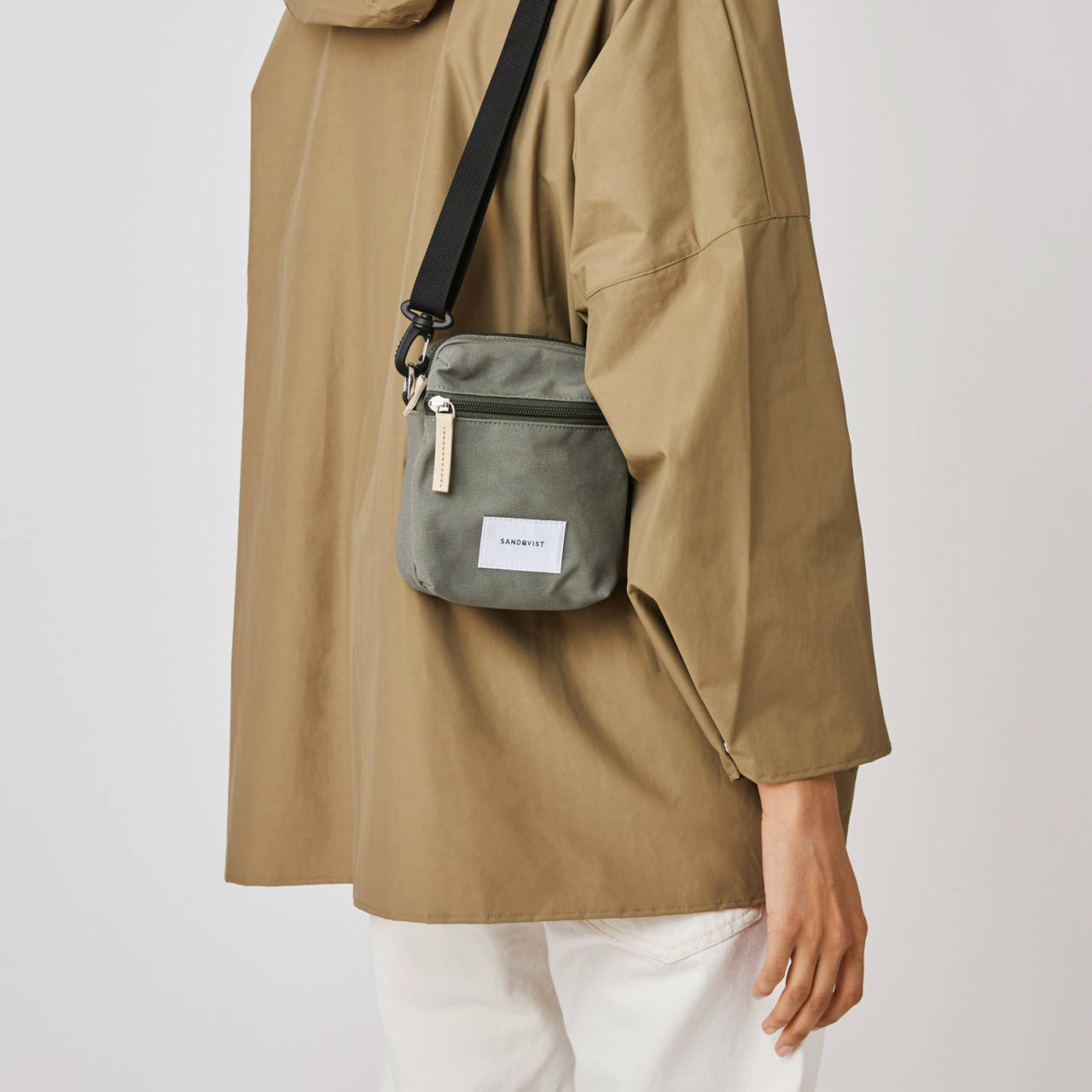 SANDQVIST サンドクヴィスト SIXTEN Dusty Green with natural leather