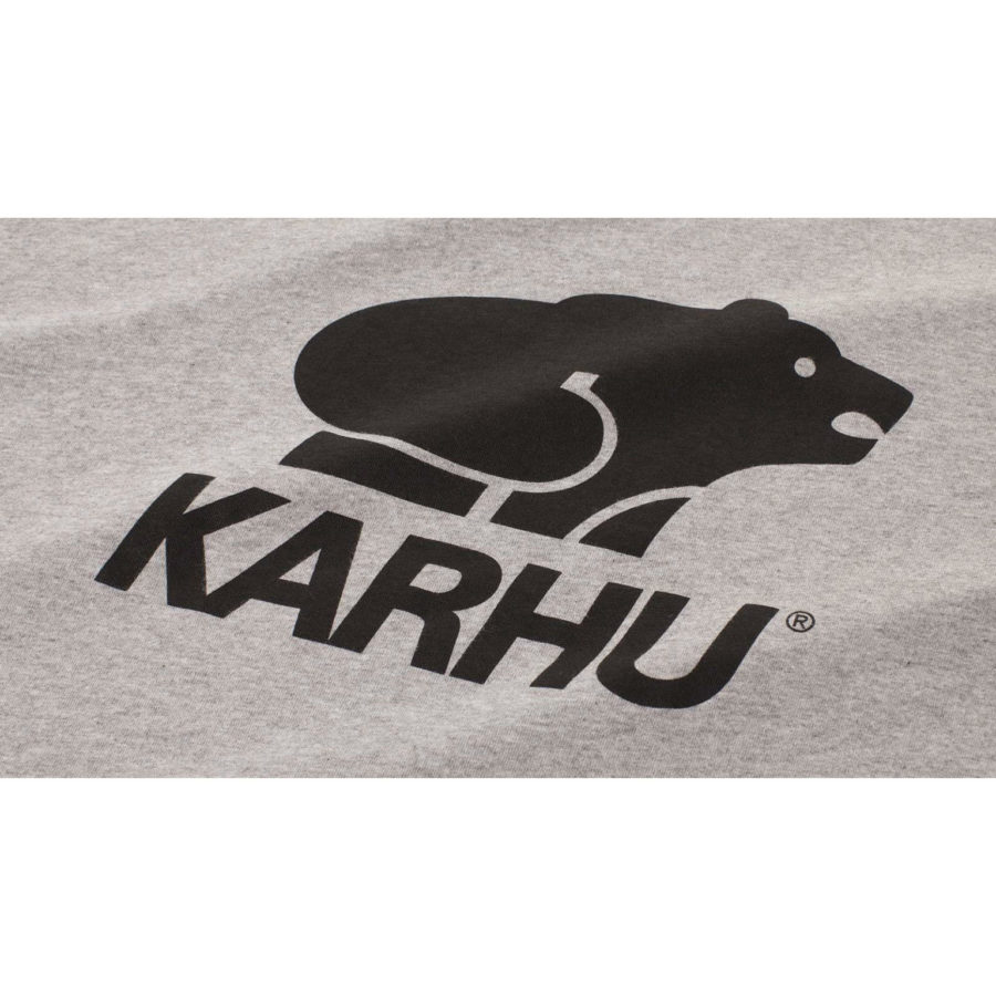 BasicLogo T-shirt ヘザーグレイ / ブラック（KARHU カルフ アパレル）