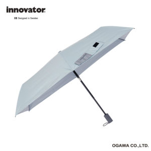 innovator 晴雨兼用 折りたたみ自動開閉傘 ペールブルー