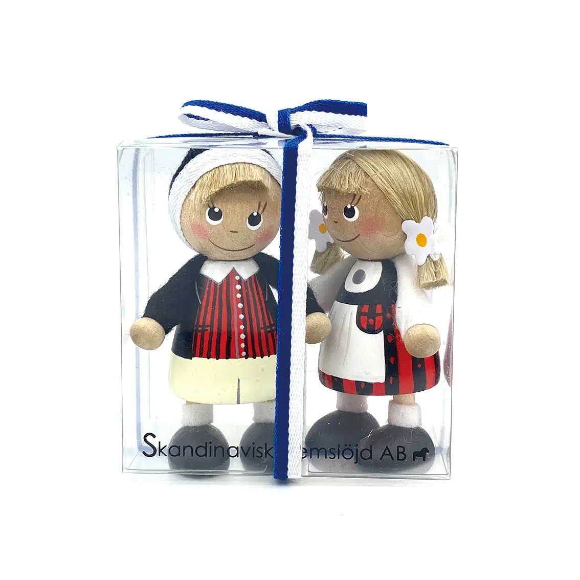 Skandinavisk Hemslojd 木製人形 フィンランド（ペア）