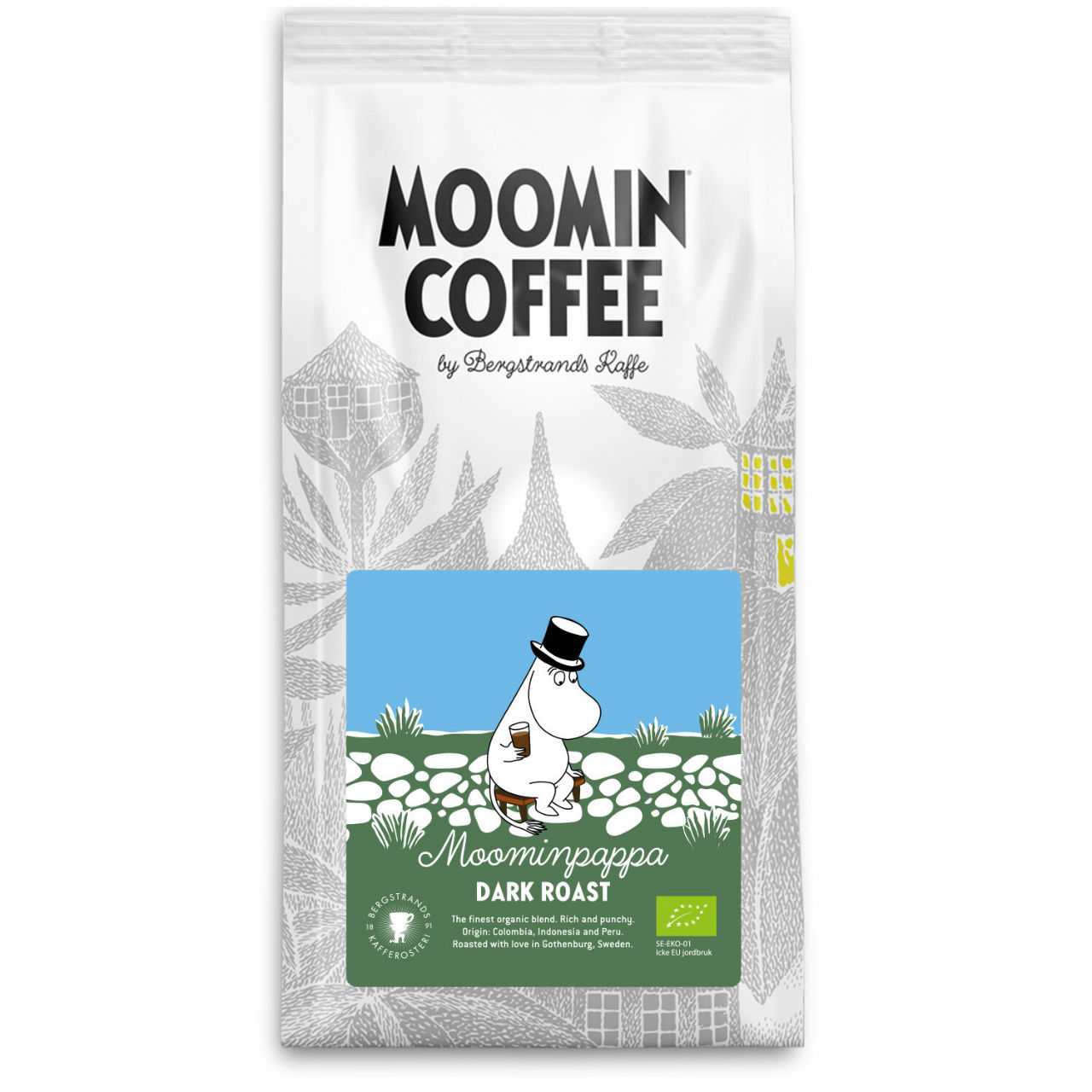 ベルグストランドコーヒー ムーミンパパ（ダークロースト）MOOMIN COFFEE