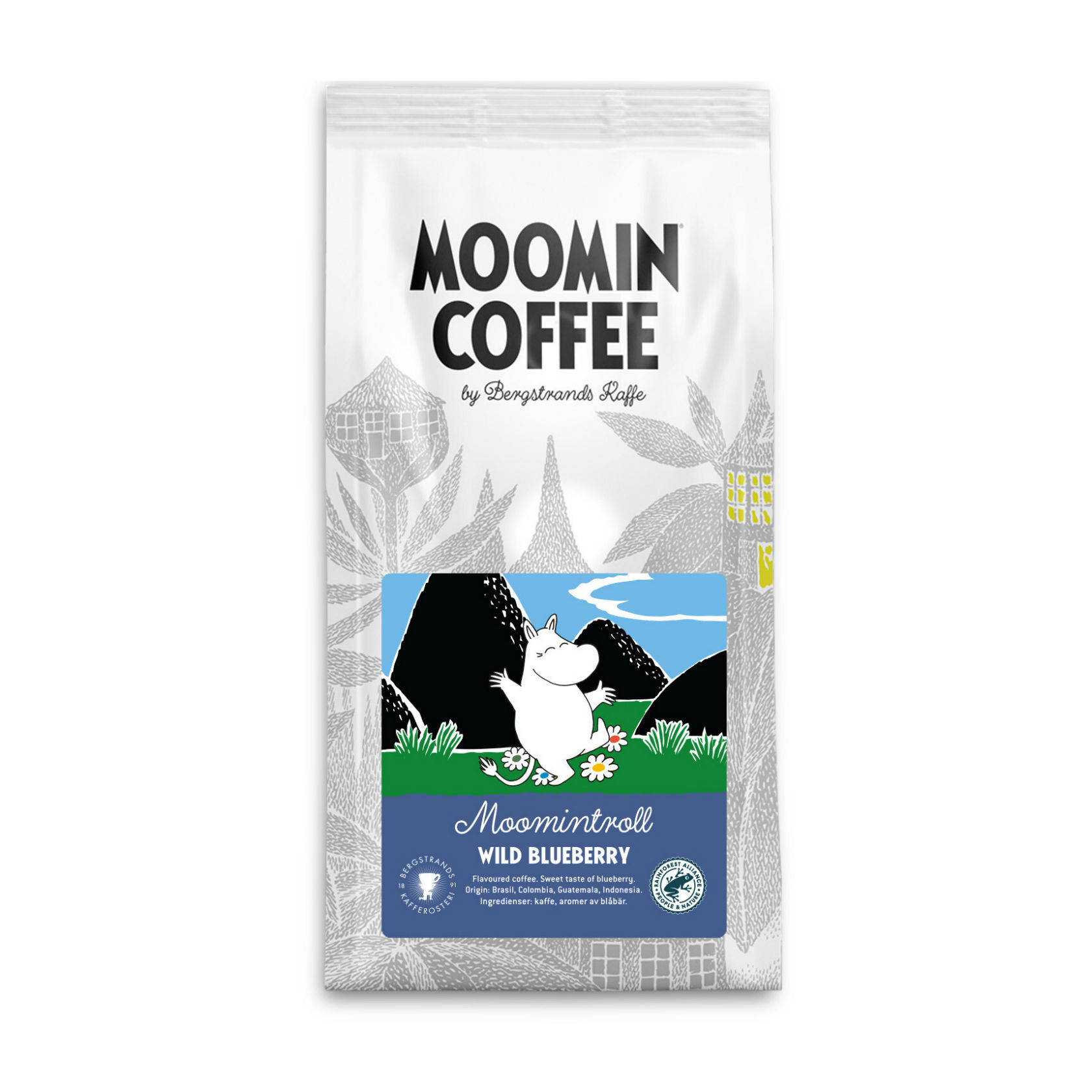 ベルグストランドコーヒー ムーミン（ワイルドブルーベリーフレーバー）MOOMIN COFFEE