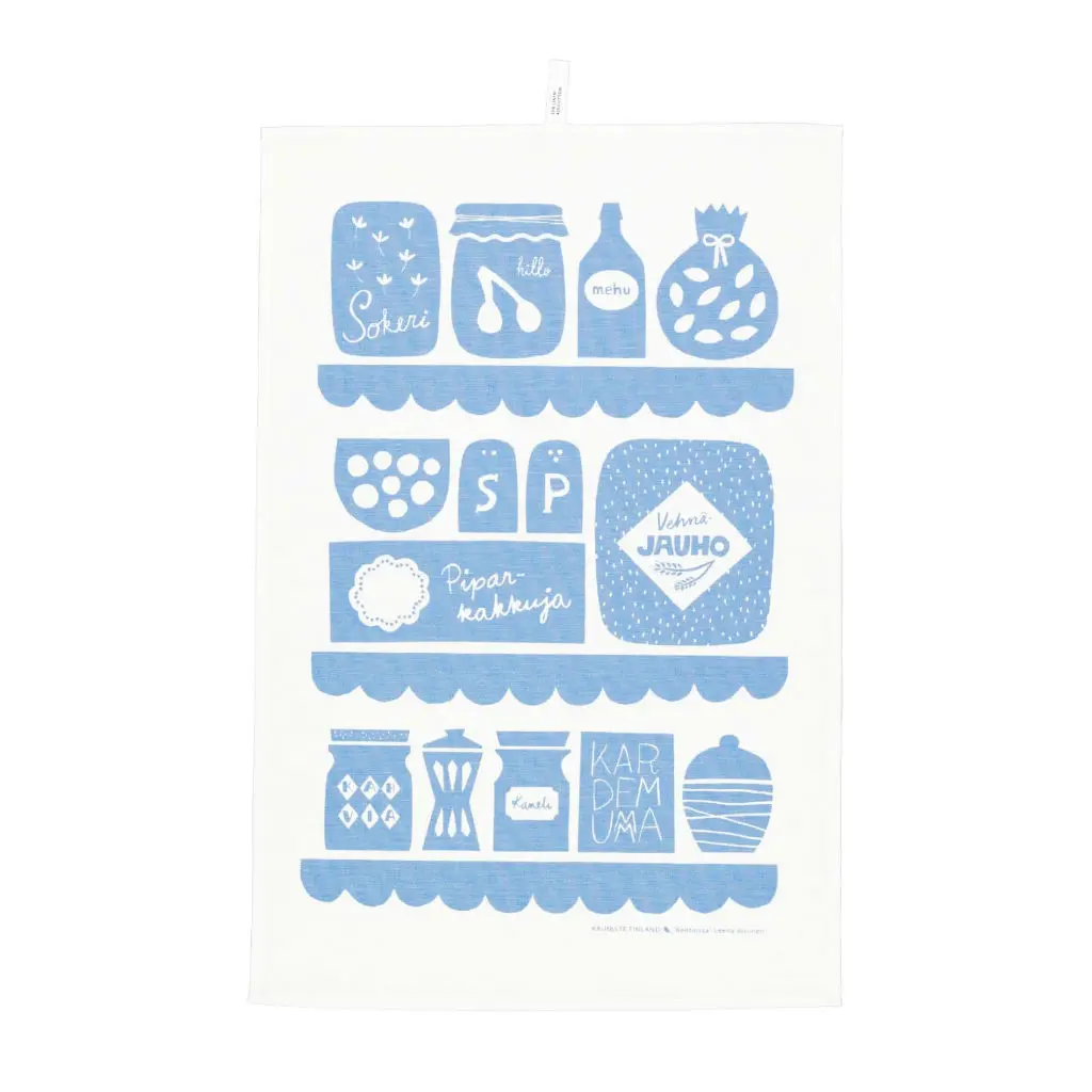 kauniste カウニステ Keittiössä キッチンタオル ブルー