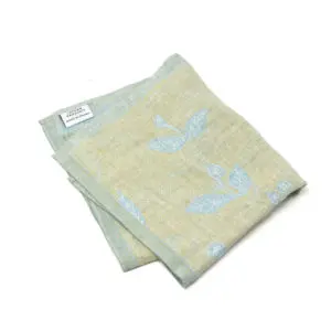 KESÄKUKKA タオル 46x46cm lime-light blue（LAPUAN KANKURIT ラプアンカンクリ）