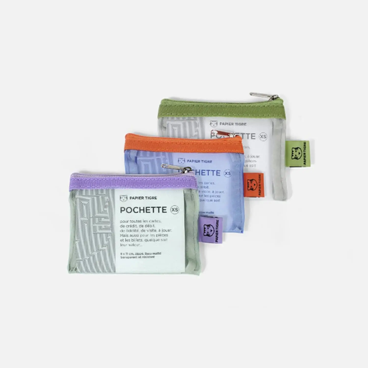 PAPIER TIGRE パピエ ティグル メッシュポーチ XSサイズ