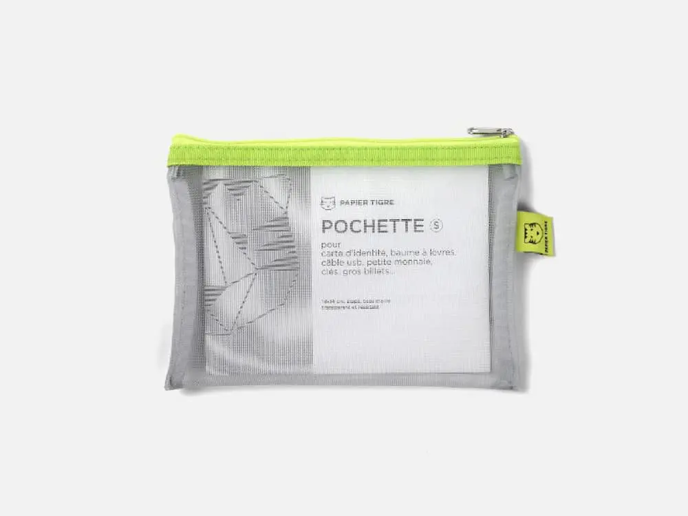 PAPIER TIGRE パピエ ティグル メッシュポーチ A6サイズ