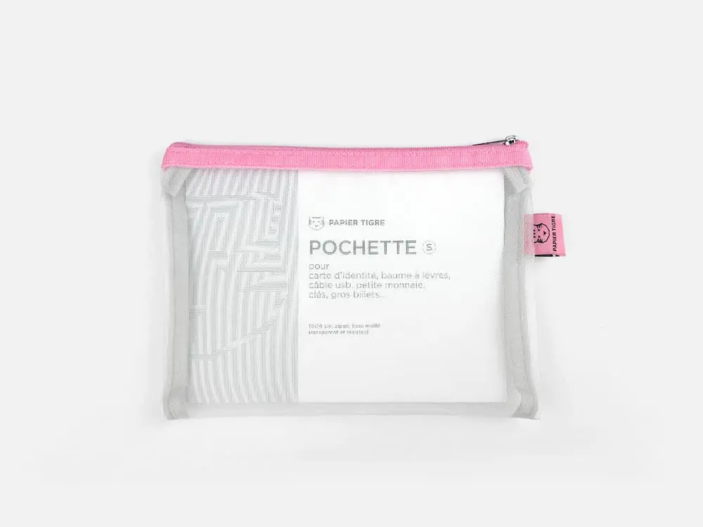 PAPIER TIGRE パピエ ティグル メッシュポーチ A6サイズ