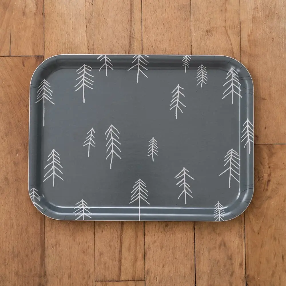 Fine Little Day トレー 27 × 20 cm TALL グリーン × ヌード