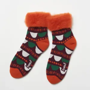 FROM F（フィンランド製モコモコソックス）kalastaa / フィッシュ ブラウン