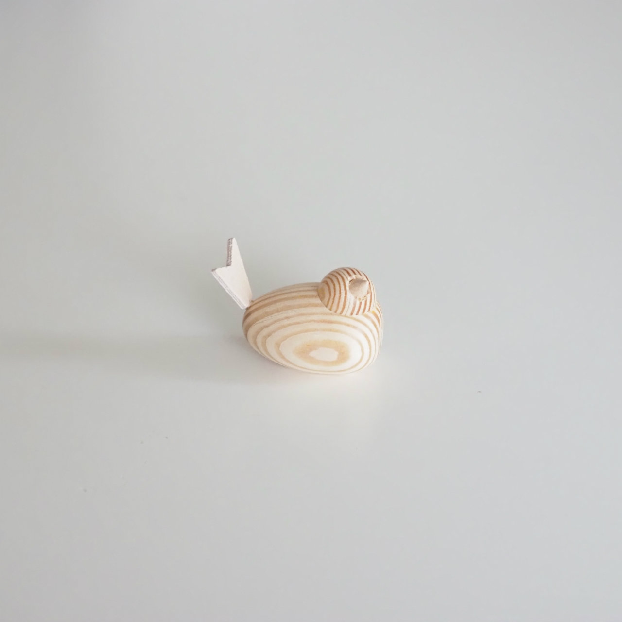 Larssons tra ラッセントレ 木製バード オブジェS ナチュラル