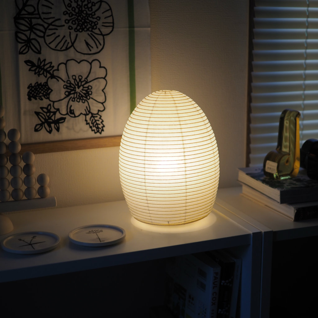 papermoon 01 たまご 和紙照明スタンドライト