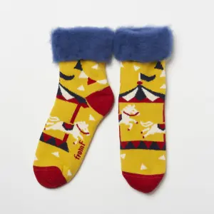 FROM F フィンランド製もこもこソックス karuselli /メリーゴーランド マスタード
