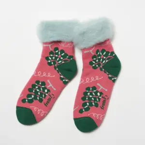 FROM F フィンランド製もこもこソックス hedelma / 果物 ピーチ