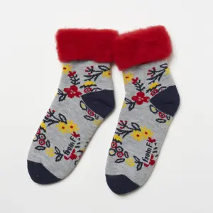 FROM F（フィンランド製モコモコソックス）seppele / 花輪 メルグレー