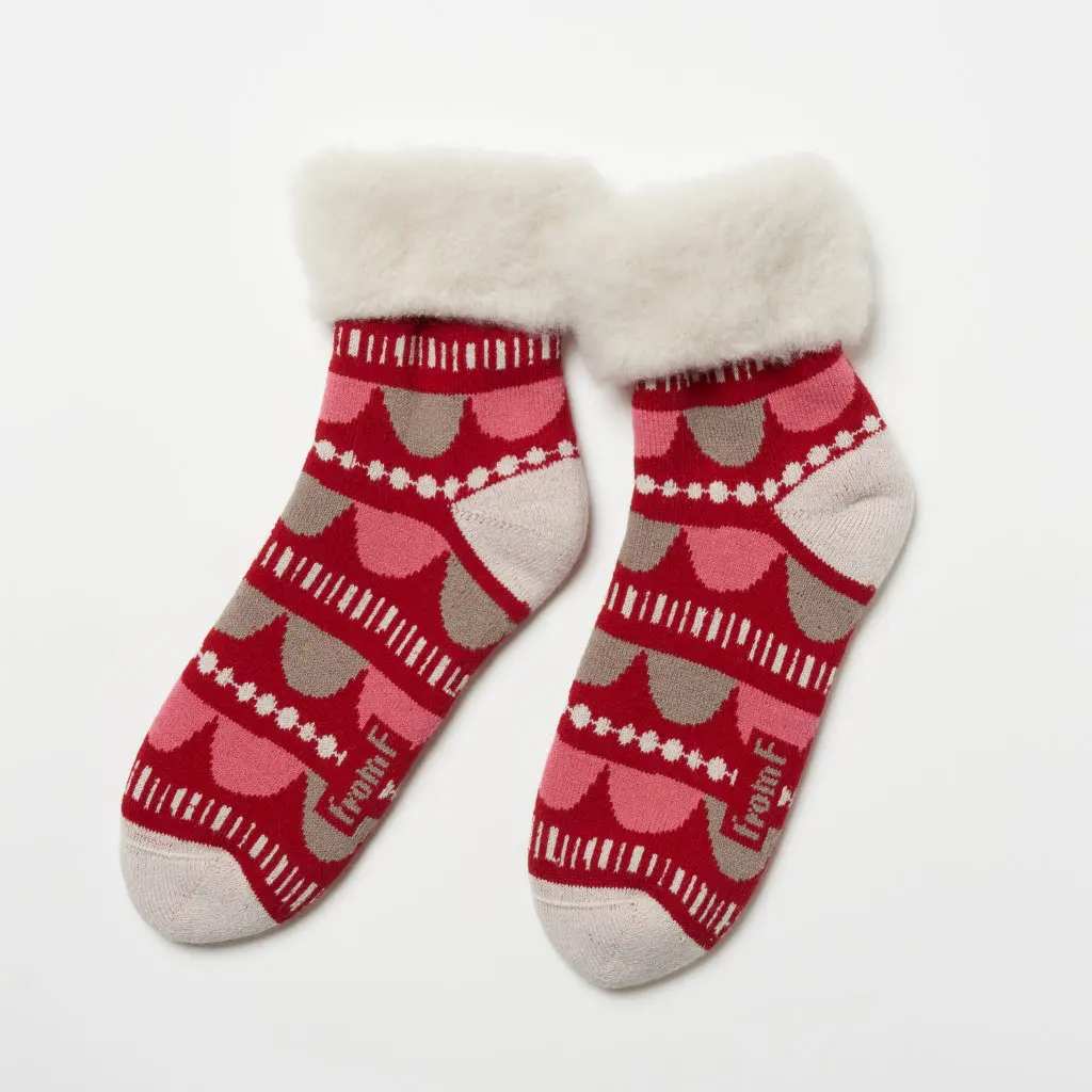 FROM F（フィンランド製モコモコソックス）kalastaa / フィッシュ レッド