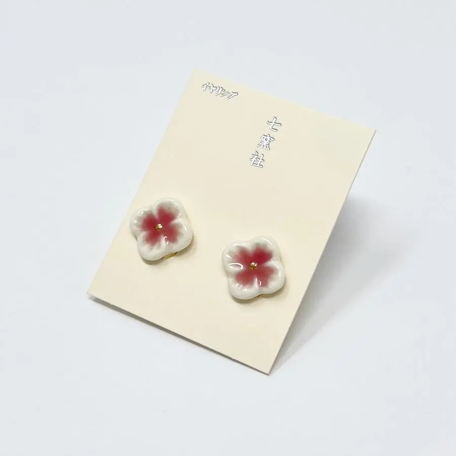 七窯社 プチ 美濃焼アクセサリー イヤリング / ピアス