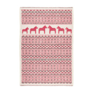 Ojbro vantfabrik ウールブランケット ダーラナ レッド 90×130cm