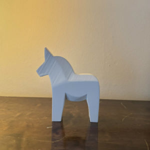 Grannas グラナス ダーラヘスト ワークピース ホワイト S スウェーデン製