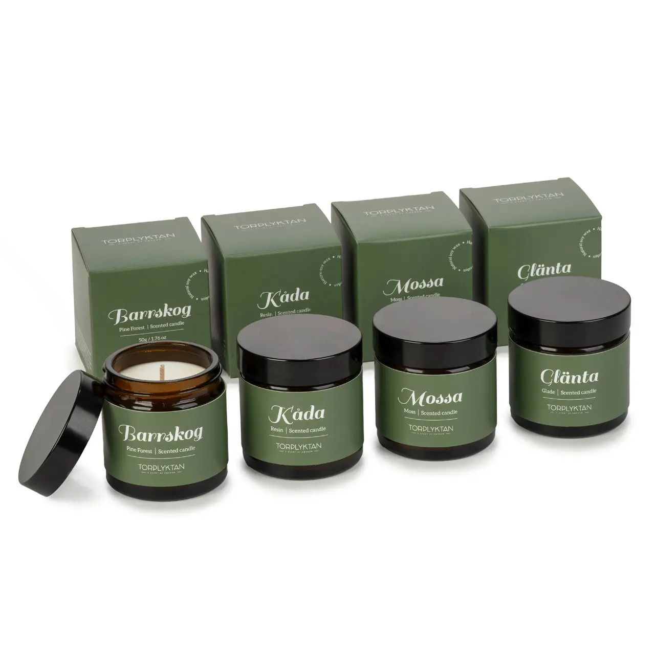 Torplyktan トープリュクタン アロマキャンドル 北欧の森 4種セット Northern Woods