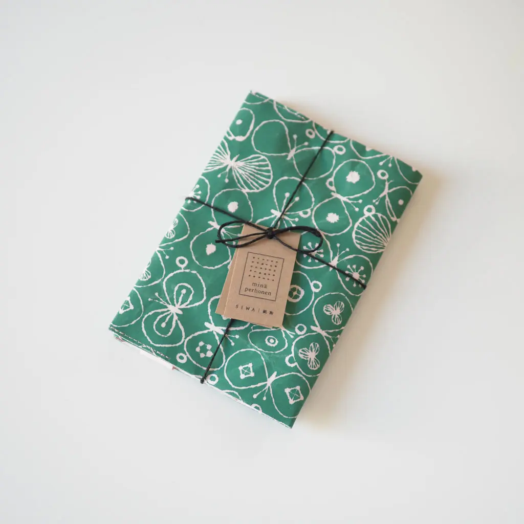 mina perhonen SIWA ブックカバー 文庫本サイズ Party