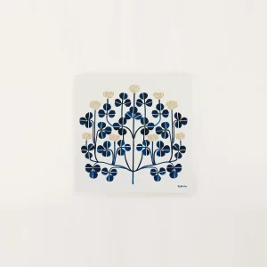 アートポスター 200×200mm White clovers（シロツメクサ ）a good view