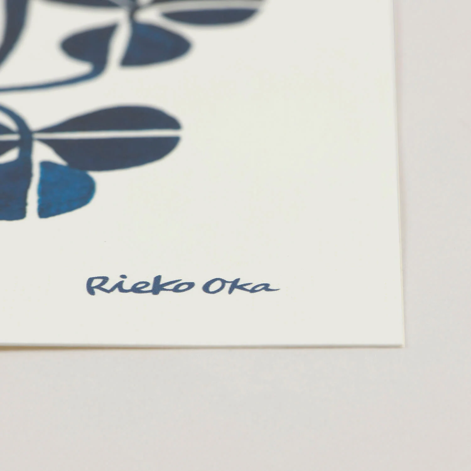 アートポスター 200×200mm White clovers（シロツメクサ ）a good view