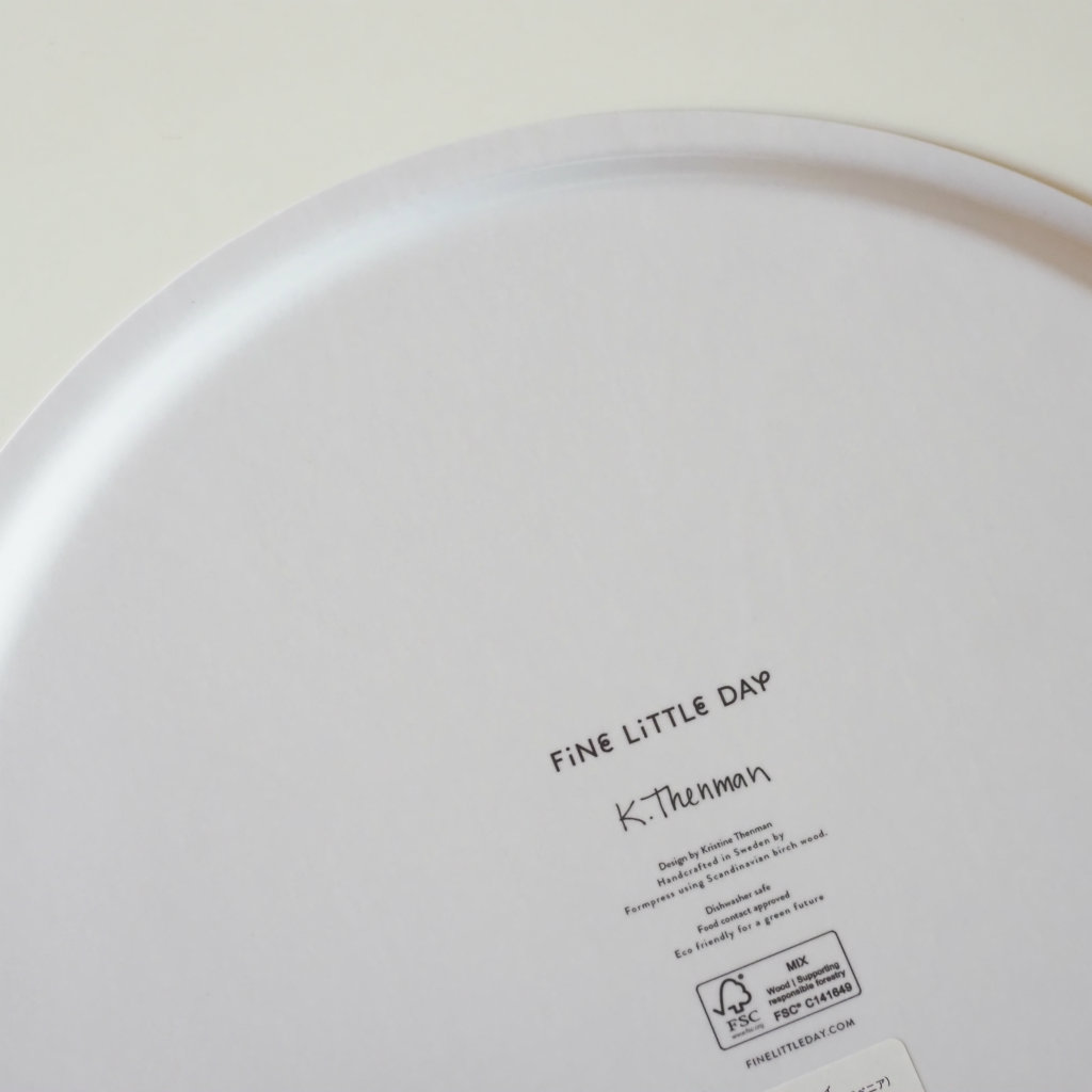 Fine Little Day ファインリトルデイ 丸トレイ中 KRANS