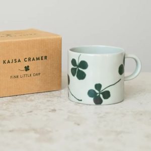 Fine Little Day カップ CLOVER CUP WITH EAR, GREEN ファインリトルデイ マグカップ