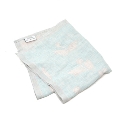 KESÄKUKKA タオル 46x46cm turquoise-rose(LAPUAN KANKURIT ラプアンカンクリ)