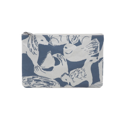 mina perhonen SIWAペンケースL wide life puzzle グレー