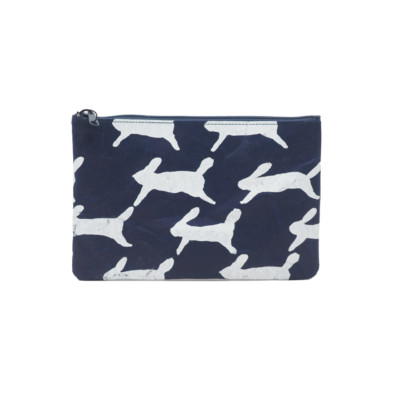 mina perhonen SIWAペンケースL run run run ダークブルー