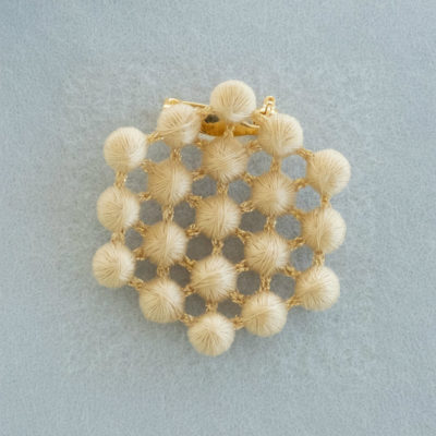 ベージュ/ゴールド